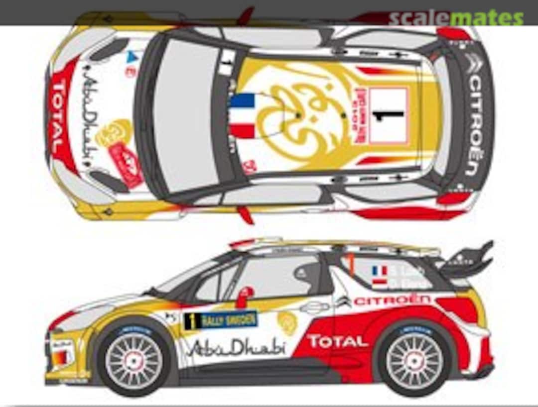 Boxart Citroën DS3 2013 "Abu Dhabi" SHK-D218 Shunko Models