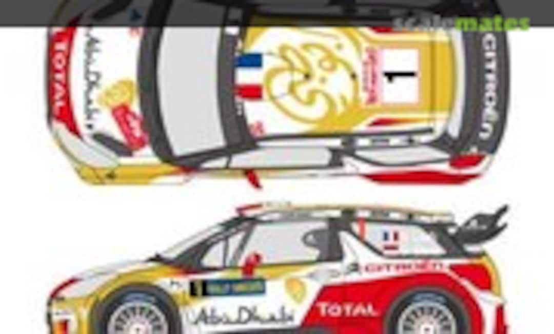 1:24 Citroën DS3 2013 &quot;Abu Dhabi&quot; (Shunko Models SHK-D218)