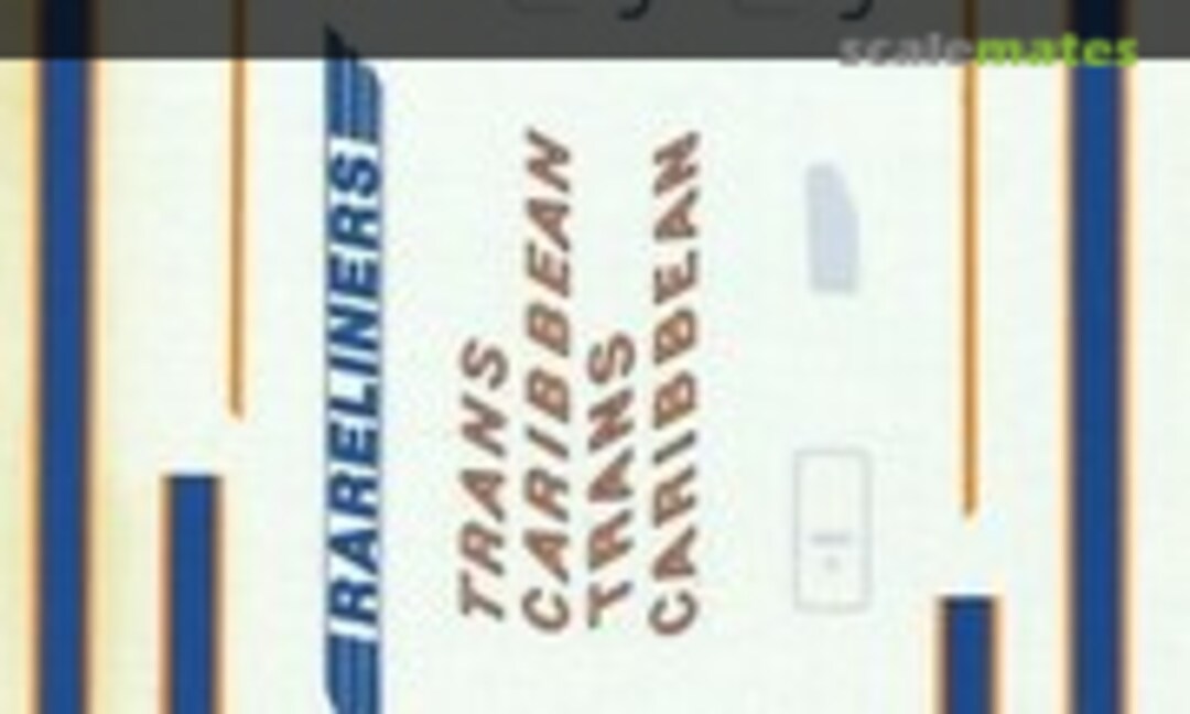 1:144 Boeing 727-100: Trans Caribbean Airlines (Rareliners RD-03) RD-03