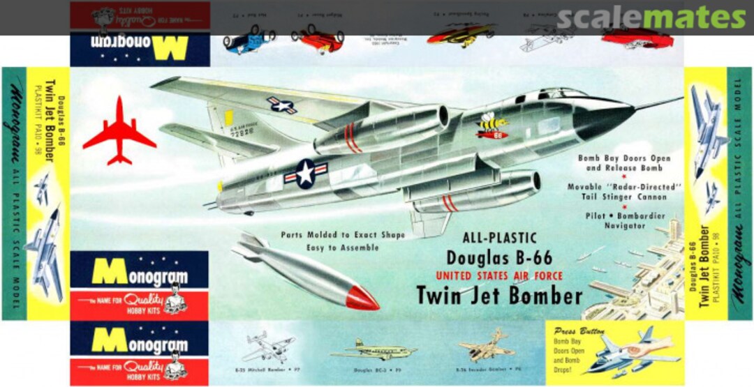 Boxart Douglas B-66 P10 Monogram Boxart Douglas B-66 P10 Monogram