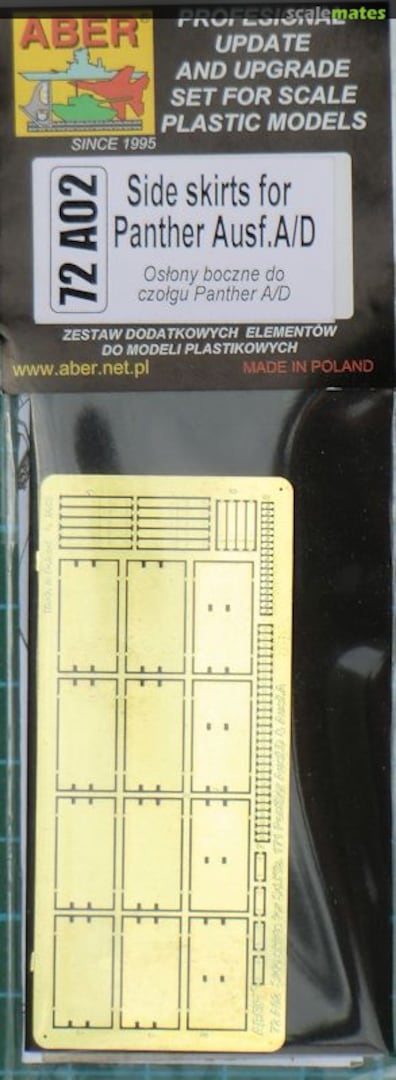 Boxart Side skirts for Panther Ausf.A/D 72A02 Aber Boxart Side skirts for Panther Ausf.A/D 72A02 Aber