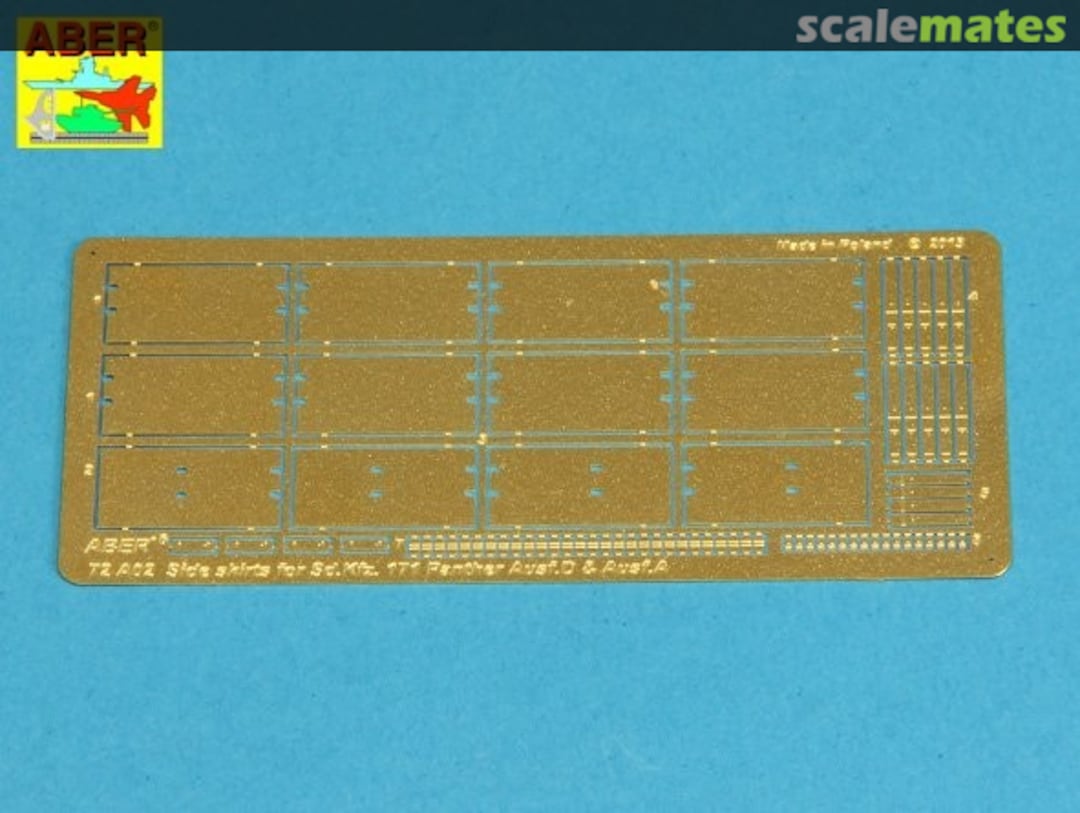 Contents Side skirts for Panther Ausf.A/D 72A02 Aber Contents Side skirts for Panther Ausf.A/D 72A02 Aber