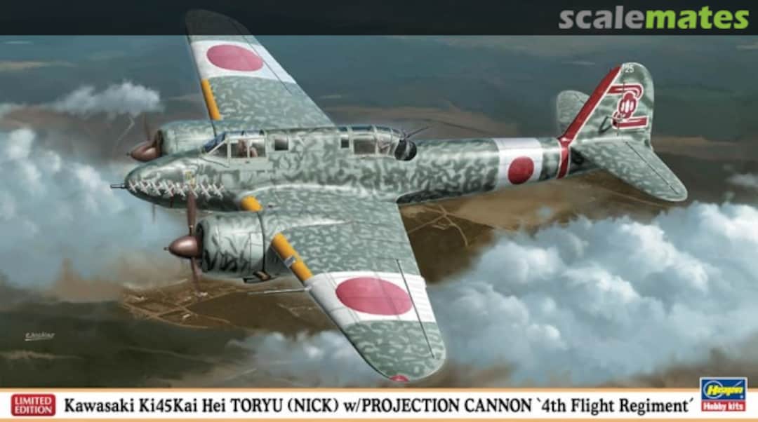 Boxart Ki45-Kai Hei Toryu (Nick) w/Projection Cannon 02039 Hasegawa Boxart Ki45-Kai Hei Toryu (Nick) w/Projection Cannon 02039 Hasegawa