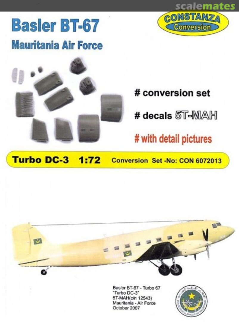 Boxart Basler BT-67 / Turbo DC-3 CON 6072013 Constanza Kit Boxart Basler BT-67 / Turbo DC-3 CON 6072013 Constanza Kit