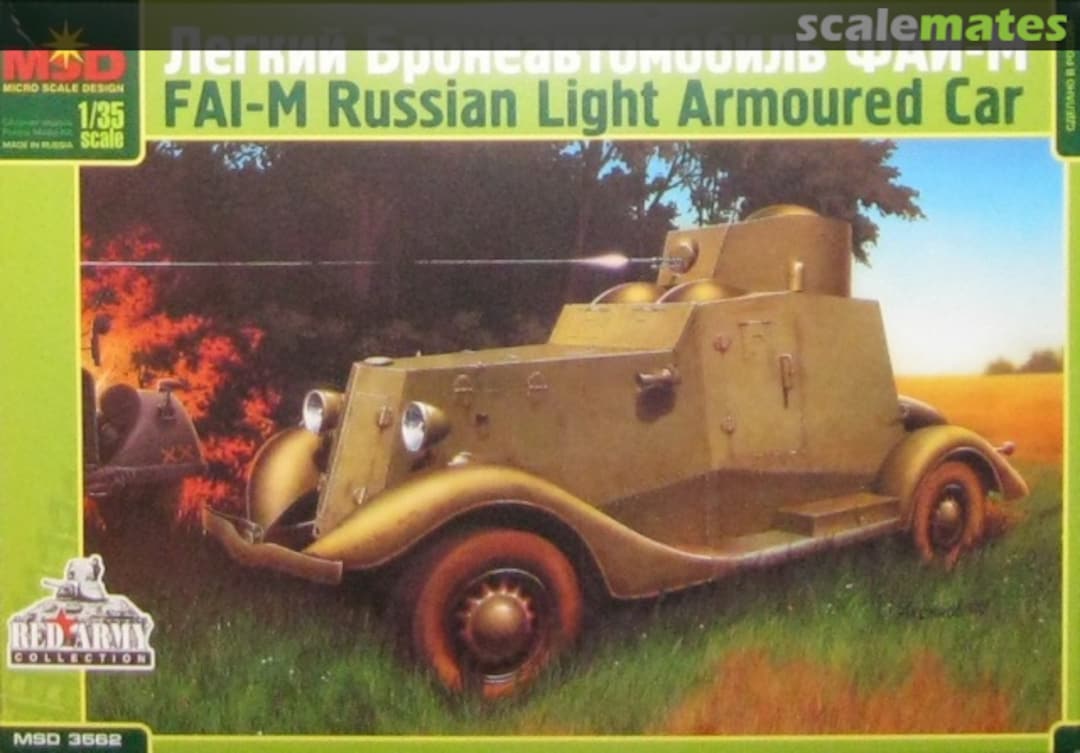 Boxart FAI-M Light Armored Vehicle 3562 MSD Micro Scale Design
