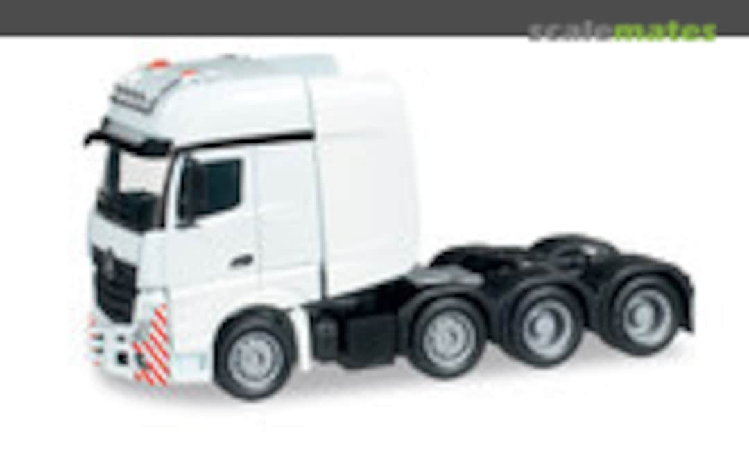 1:87 Mercedes-Benz Actros Gigaspace SLT Schwerlastzugmaschine, weiß (Herpa 304368)