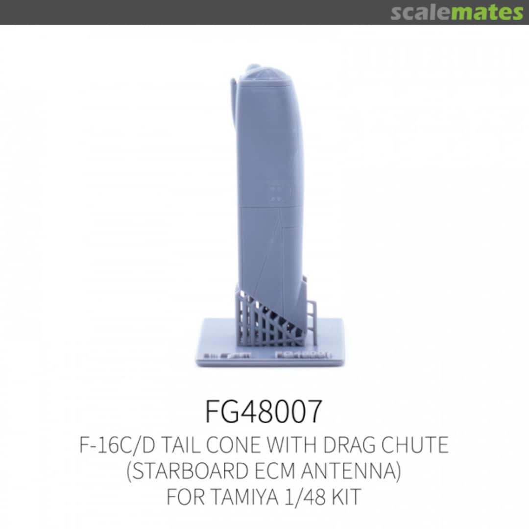 Boxart F-16C/D Tail Cone with Drag Chute (Starboard ECM Antenna) FG48007 Galaxy Model Boxart F-16C/D Tail Cone with Drag Chute (Starboard ECM Antenna) FG48007 Galaxy Model