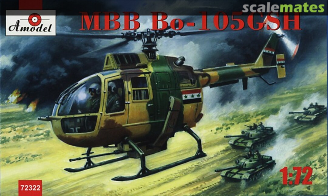 Boxart MBB Bo 105-GSH 72322 Amodel Boxart MBB Bo 105-GSH 72322 Amodel