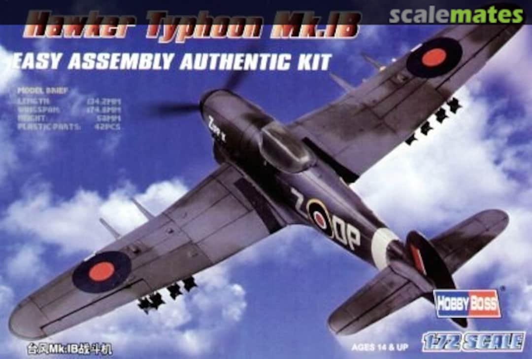 Boxart Hawker Typhoon Mk.IB 80232 HobbyBoss Boxart Hawker Typhoon Mk.IB 80232 HobbyBoss