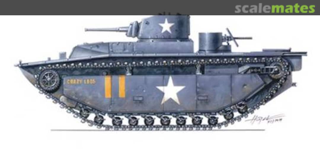 Boxart LVT(A)-1, Amtank Alligator RA009 Resin Armor Boxart LVT(A)-1, Amtank Alligator RA009 Resin Armor