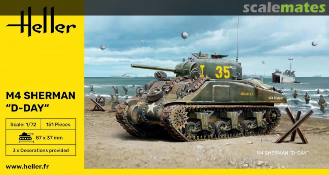 Boxart M4 Sherman "D-Day" 79892 Heller Boxart M4 Sherman "D-Day" 79892 Heller