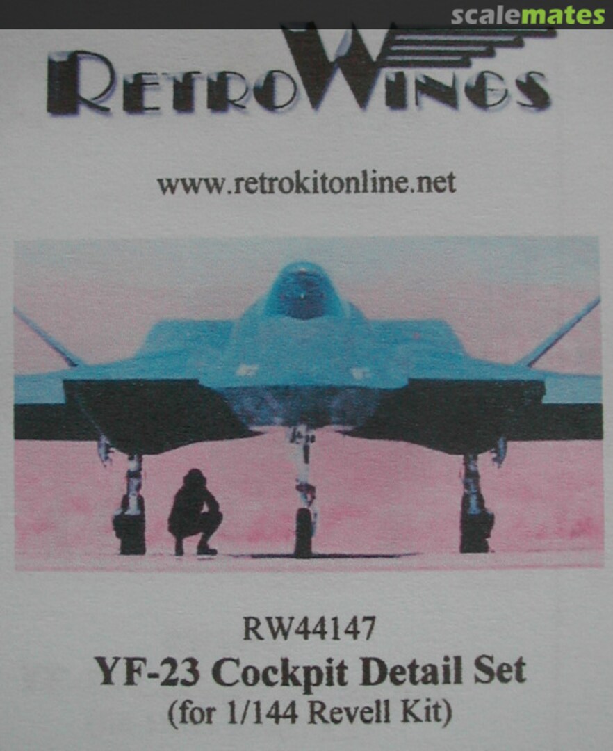 Boxart YF-23 Cockpit RW44147 RetroWings