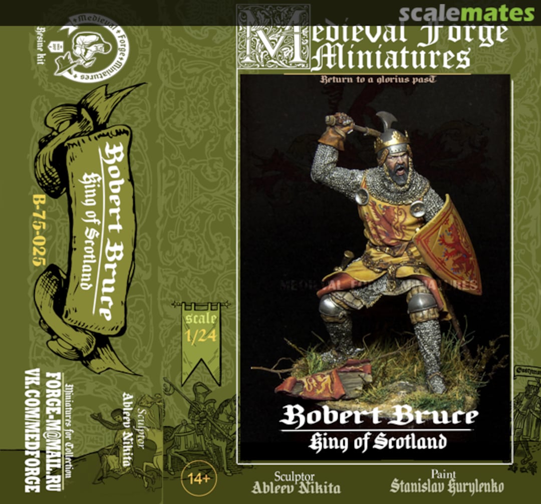 Boxart Robert Bruce C-75-025 Medieval Forge Miniatures