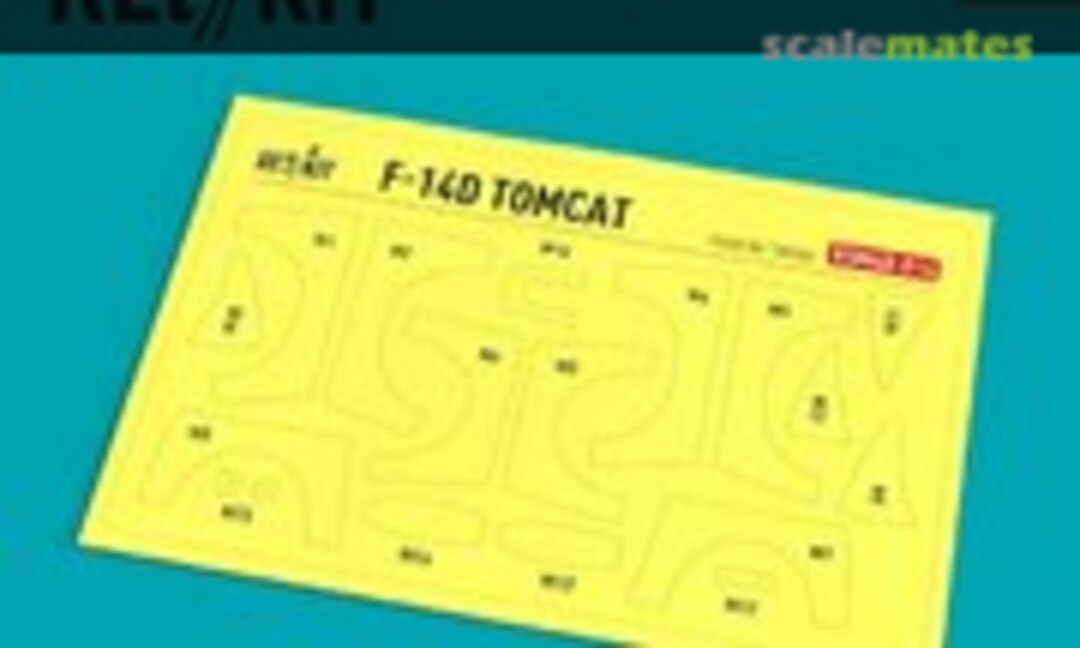 1:48 F-14D - pre-cut painting masks (ResKit RSM48-0014) RSM48-0014