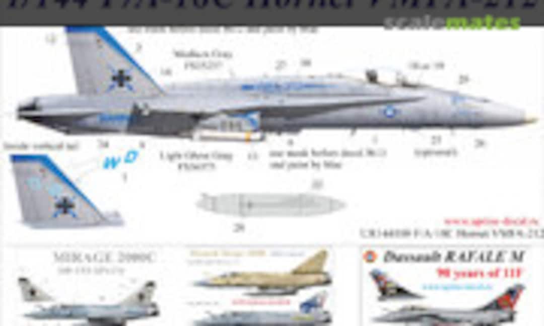 1:144 F/A-18C Hornet VMFA-212 (UpRise Decal UR144100) UR144100