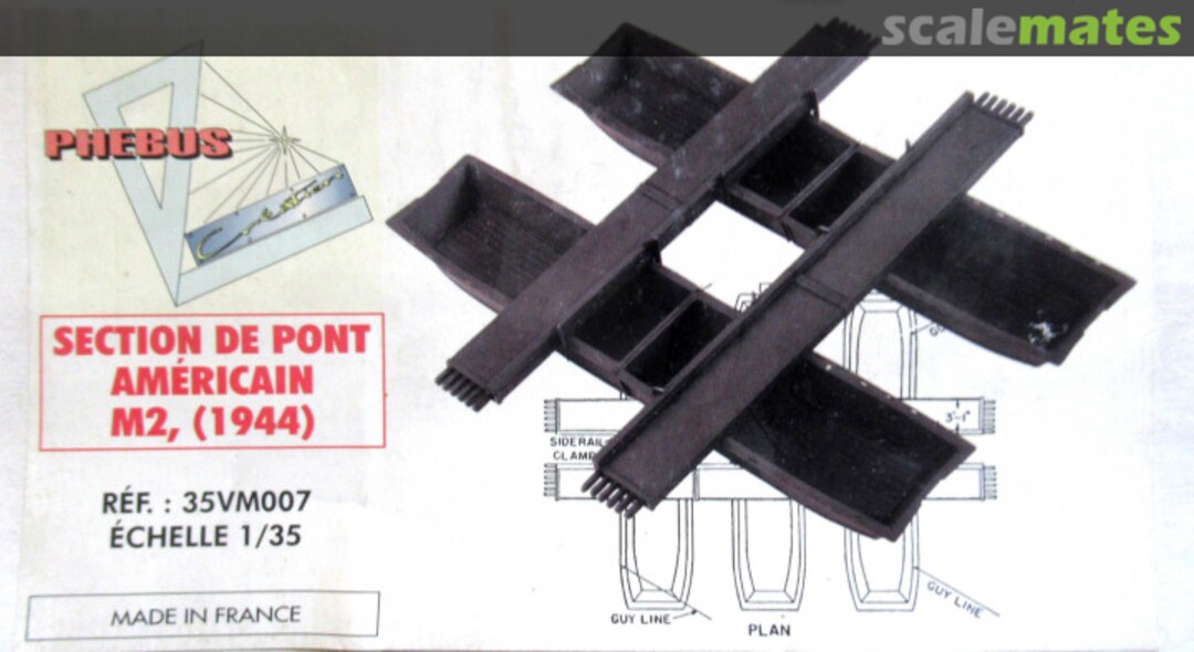 Boxart section de pont américain M2 (1944) 35VM007 Phebus Creation