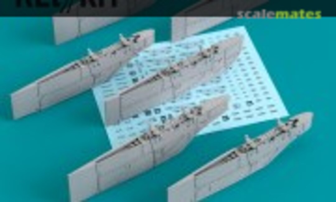 1:72 Pylons for USAF A-7 Corsair II w/ MAU-12 Bomb Racks (ResKit RS72-0440) RS72-0440