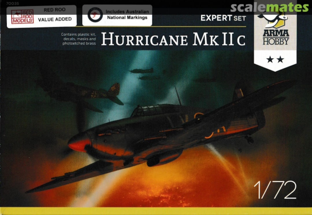 Boxart Hurricane Mk IIc 70035 Red Roo Models Boxart Hurricane Mk IIc 70035 Red Roo Models