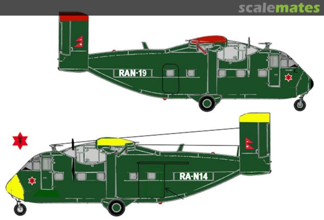 Boxart Shorts Skyvan Nepal Army Air Wing AIPD-158 Aircraft in Plastic Boxart Shorts Skyvan Nepal Army Air Wing AIPD-158 Aircraft in Plastic