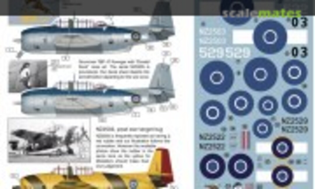 1:48 RNZAF Avengers, WW2 and post-war target tug #2 (Ventura Publications V48101) V48101