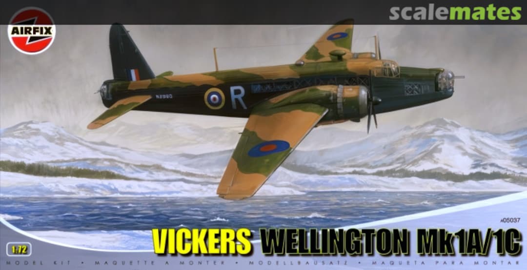 Boxart Vickers Wellington Mk 1A/1C A05037 Airfix Boxart Vickers Wellington Mk 1A/1C A05037 Airfix