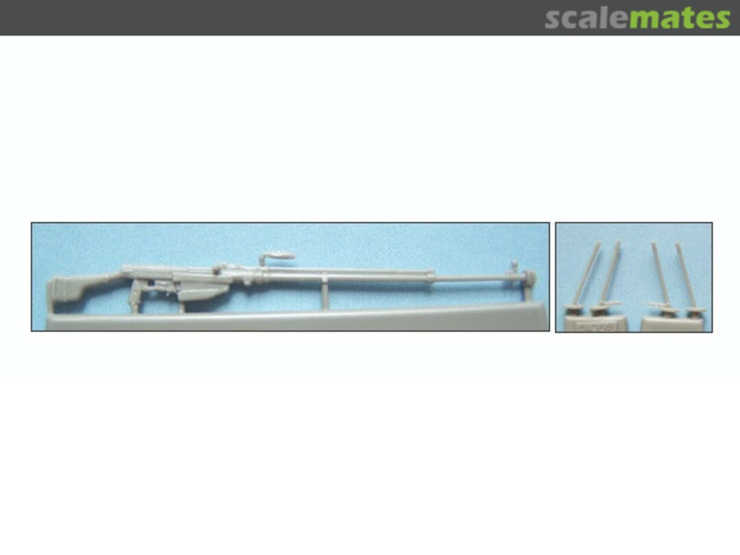 Boxart Soviet Anti-Tank Rifle PTRS-41 (Simonov) (2 Pcs.) TA036 Tank