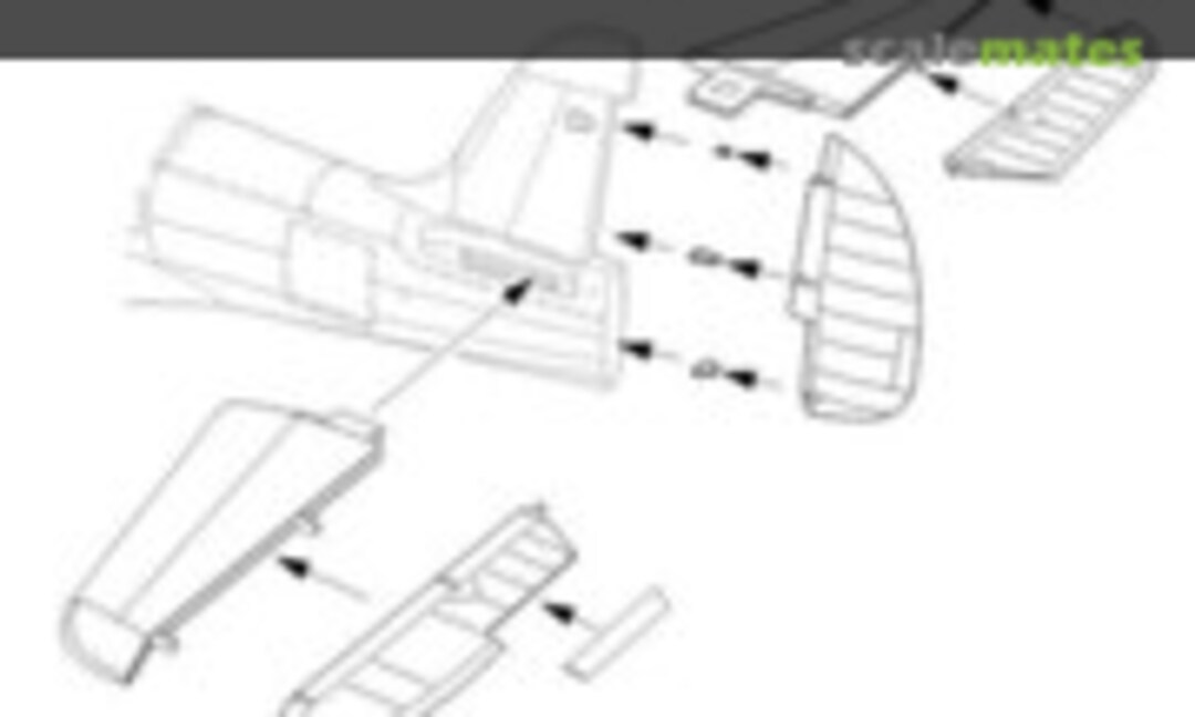 1:48 P-39D-Q Airacobra Control Surfaces (CMK 4277) 4277