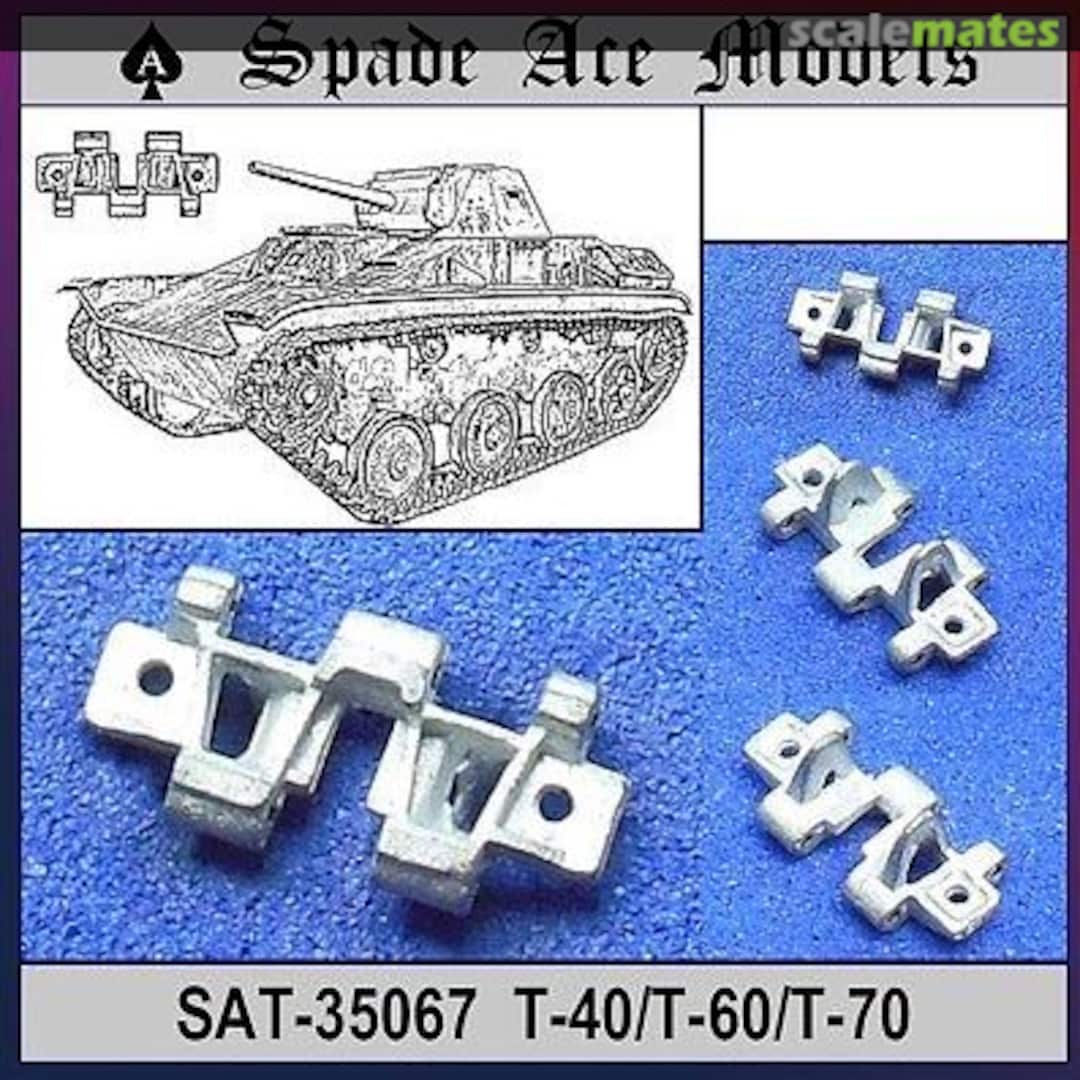Boxart Metal Track Russian T-40/T-60/T-70 SAT-35067 Spade Ace Models Boxart Metal Track Russian T-40/T-60/T-70 SAT-35067 Spade Ace Models