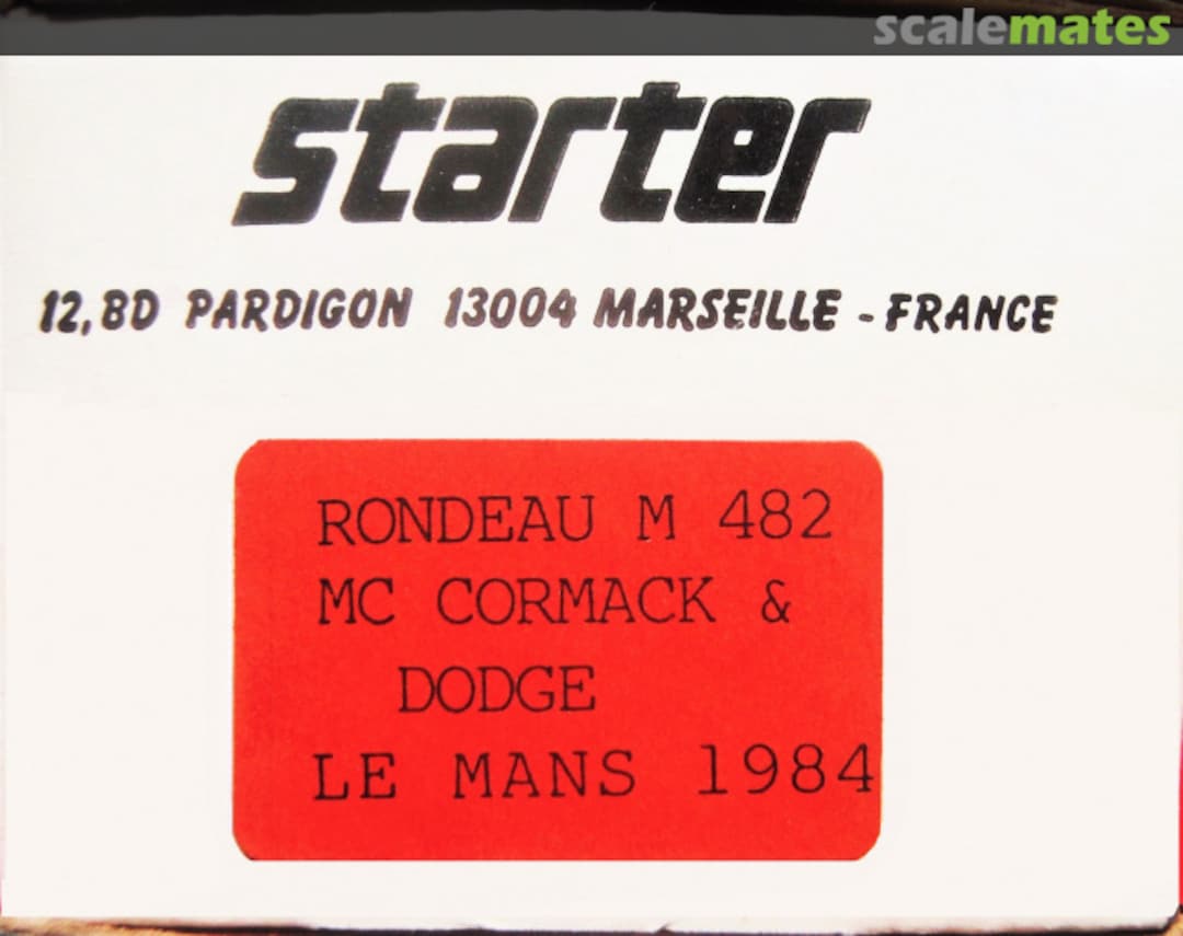 Boxart Rondeau M482 "McCormack & Dodge" Starter Boxart Rondeau M482 "McCormack & Dodge" Starter