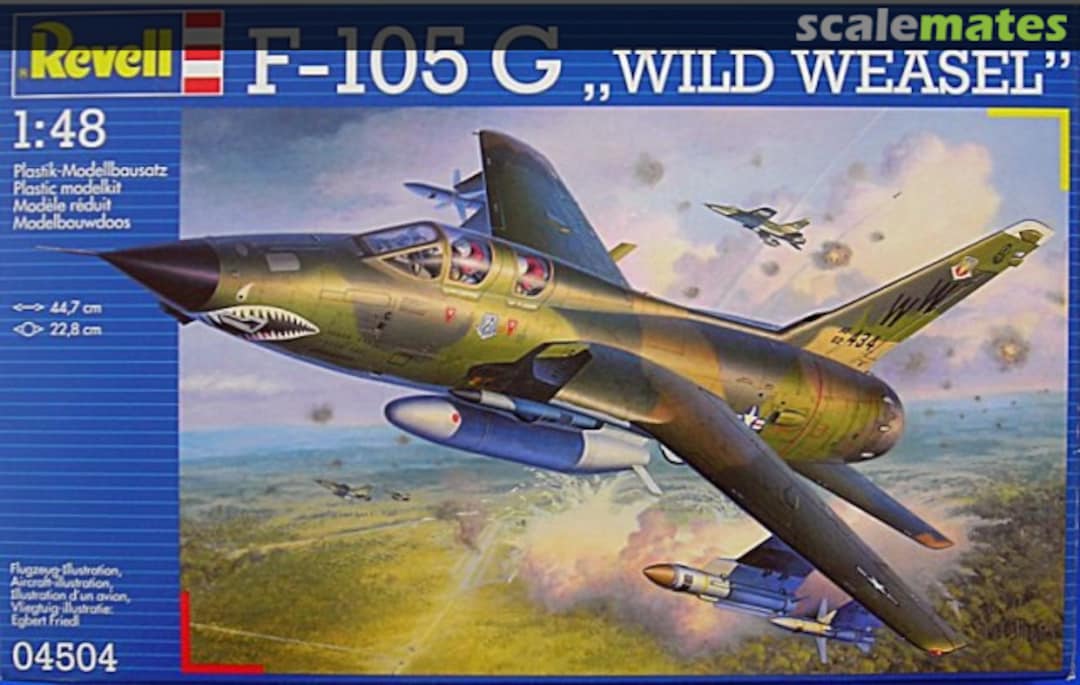 Boxart F-105G "Wild Weasel" 04504 Revell Boxart F-105G "Wild Weasel" 04504 Revell