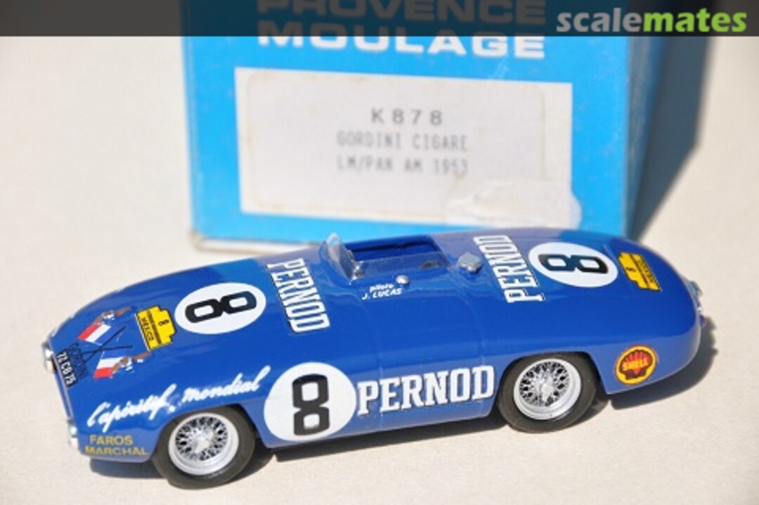 Boxart Gordini T16S #0038S "Pernod" K878 Provence Moulage Boxart Gordini T16S #0038S "Pernod" K878 Provence Moulage