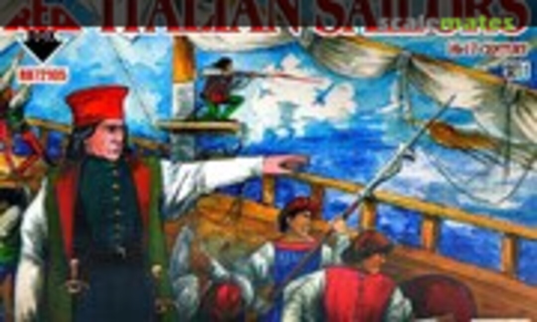 1:72 Italian Sailors Set 1 (Red Box RB72105) RB72105