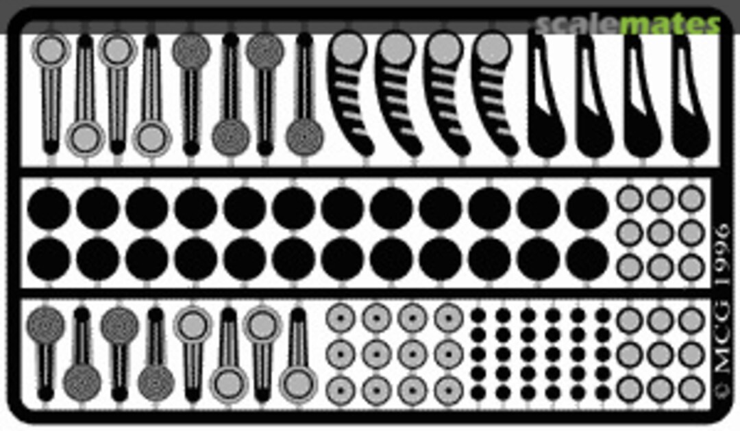 Boxart Window Cranks (Set of 4 Assorted) MCG-2077 The Model Car Garage Boxart Window Cranks (Set of 4 Assorted) MCG-2077 The Model Car Garage