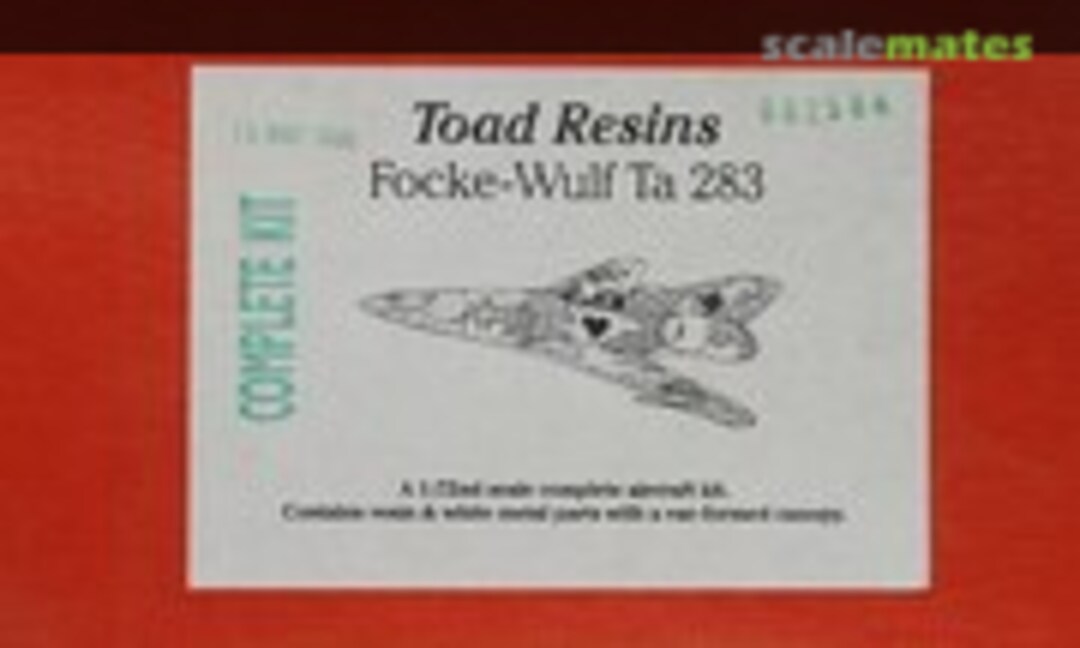 1:72 Focke-Wulf Ta 283 (Toad Resins )