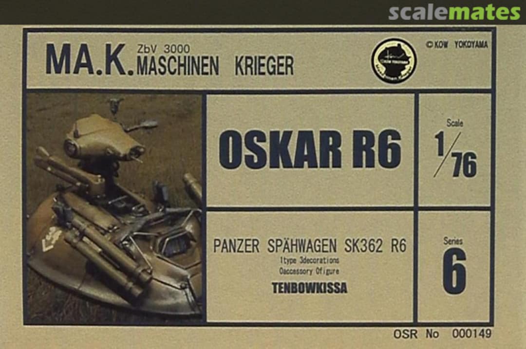 Boxart Oskar Panzer Spahwagen SK362 R6 Series 6 Tenbowkissa Boxart Oskar Panzer Spahwagen SK362 R6 Series 6 Tenbowkissa