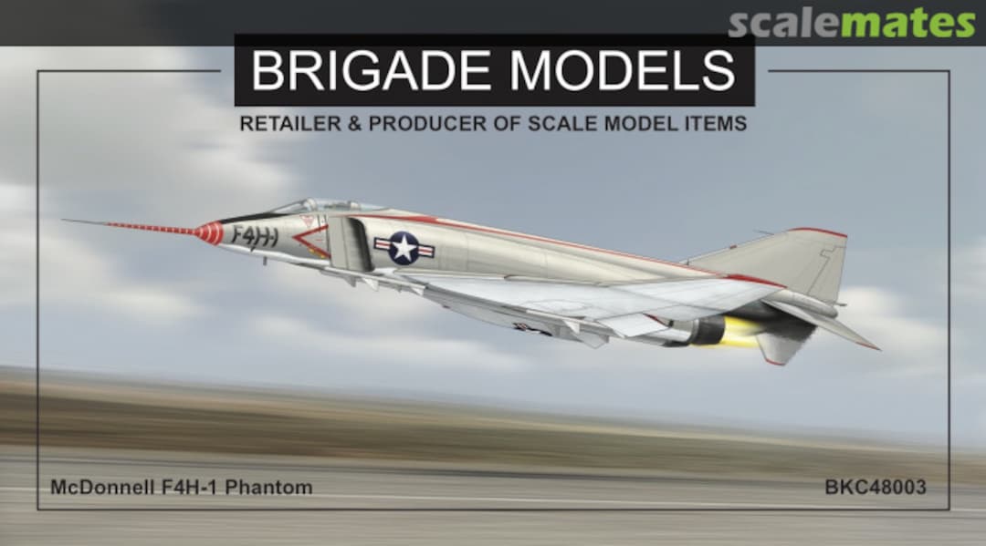 Boxart McDonnell F4H-1 Phantom II Prototype BKC48003 Brigade Models Boxart McDonnell F4H-1 Phantom II Prototype BKC48003 Brigade Models