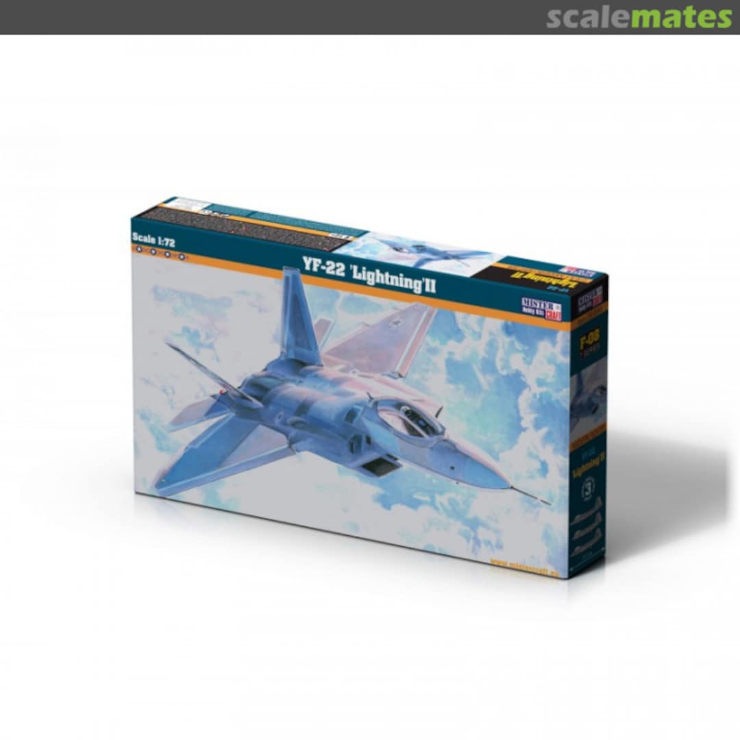 Boxart YF-22 'Lightning'II F-07 MisterCraft Boxart YF-22 'Lightning'II F-07 MisterCraft