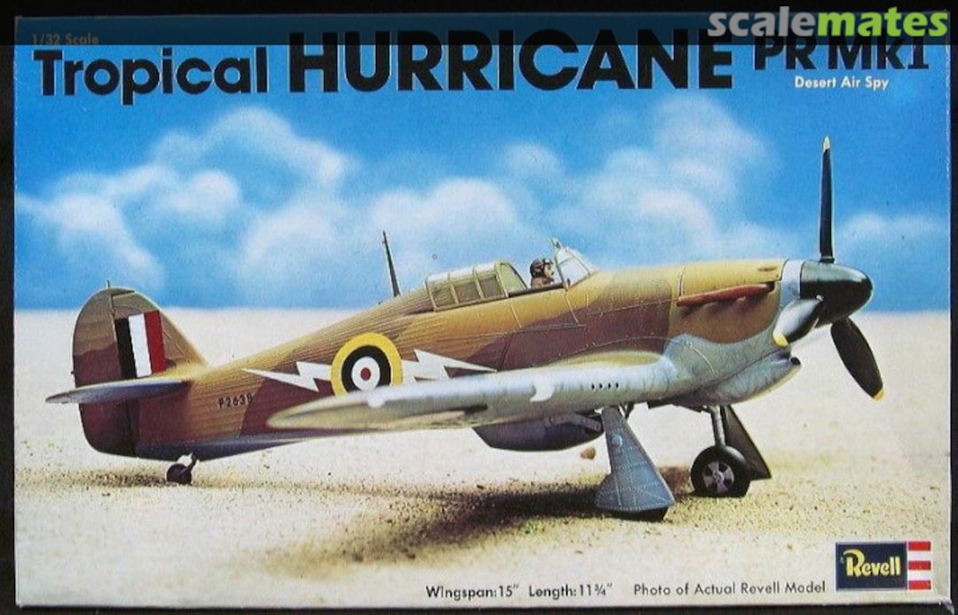 Boxart Tropical Hurricane PR Mk I H-268 Revell Boxart Tropical Hurricane PR Mk I H-268 Revell