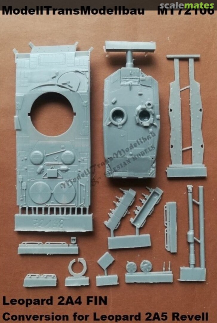 Boxart Leopard 2A4 FIN MT72106 Modell Trans Modellbau Boxart Leopard 2A4 FIN MT72106 Modell Trans Modellbau