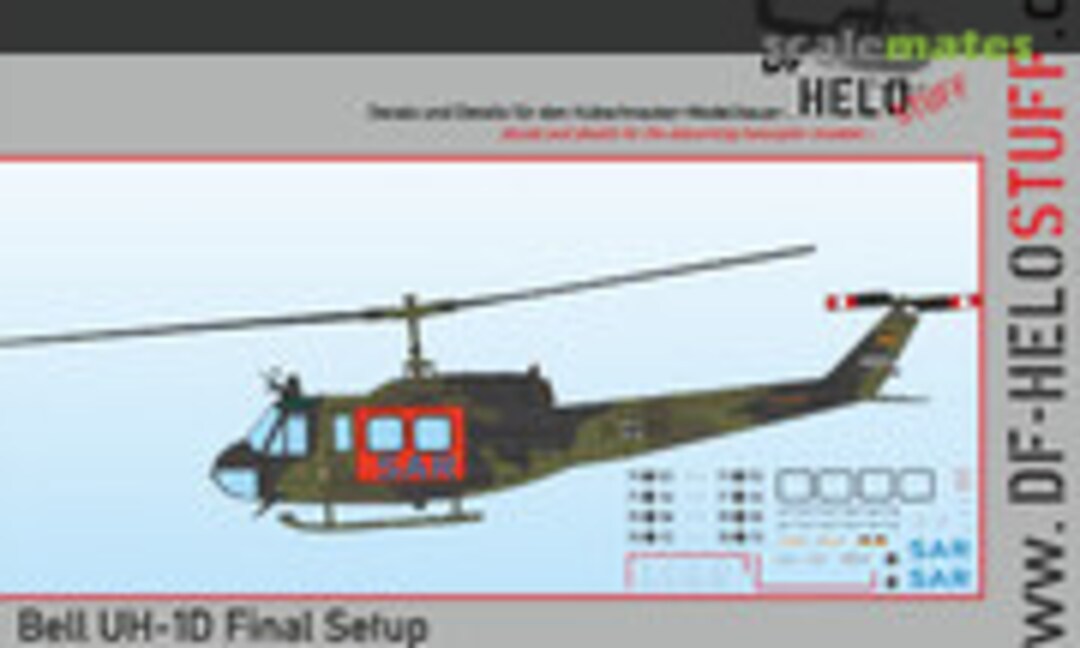 1:35 Bell UH-1D Final Setup (DF HeloStuff DF33435) DF33435
