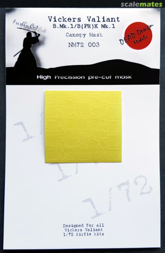 Boxart Vickers Valiant B.Mk.1/B(PR)K Mk.1 NM72003 DEAD Design Models Boxart Vickers Valiant B.Mk.1/B(PR)K Mk.1 NM72003 DEAD Design Models