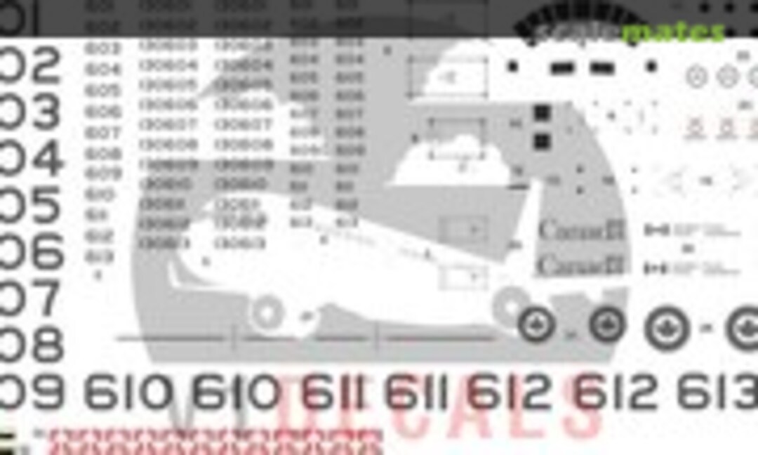 1:200 Royal Canadian Air Force RCAF Lockheed C-130J-30 Hercules (V1 Decals V1D0078-200) V1D0078-200