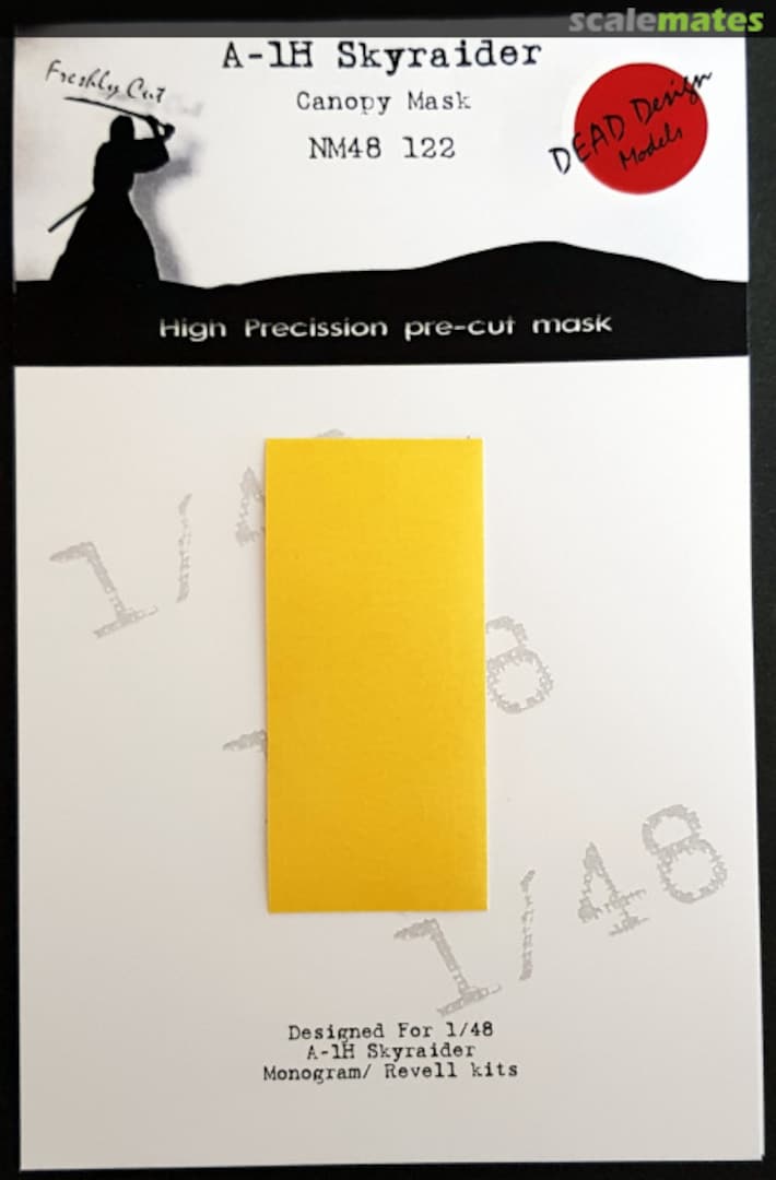 Boxart A-1H/J Skyraider - Canopy Mask NM48122 DEAD Design Models Boxart A-1H/J Skyraider - Canopy Mask NM48122 DEAD Design Models