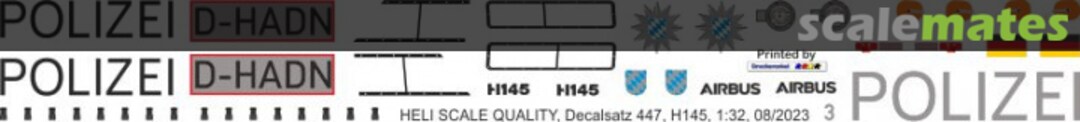 Boxart H145 / EC 145T2 - Polizei Bayern - D-HADN Decal 447 Heli Scale Quality Boxart H145 / EC 145T2 - Polizei Bayern - D-HADN Decal 447 Heli Scale Quality