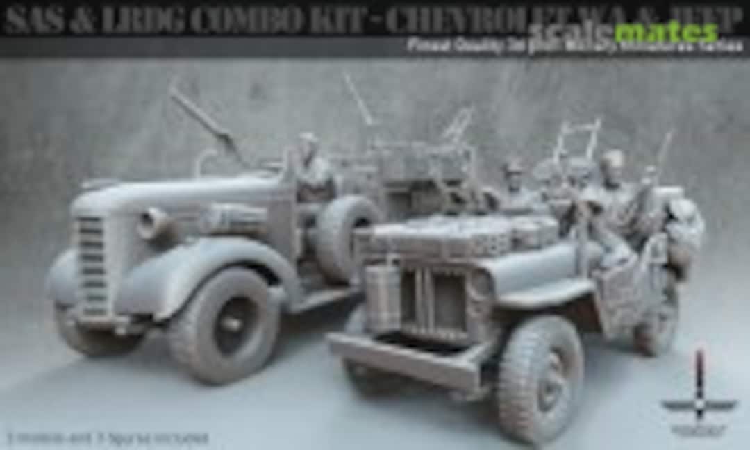 1:48 SAS& LRDG COMBO KIT - Chevrolet WA & Jeep (Dogfight Workshop 48A20) 48A20