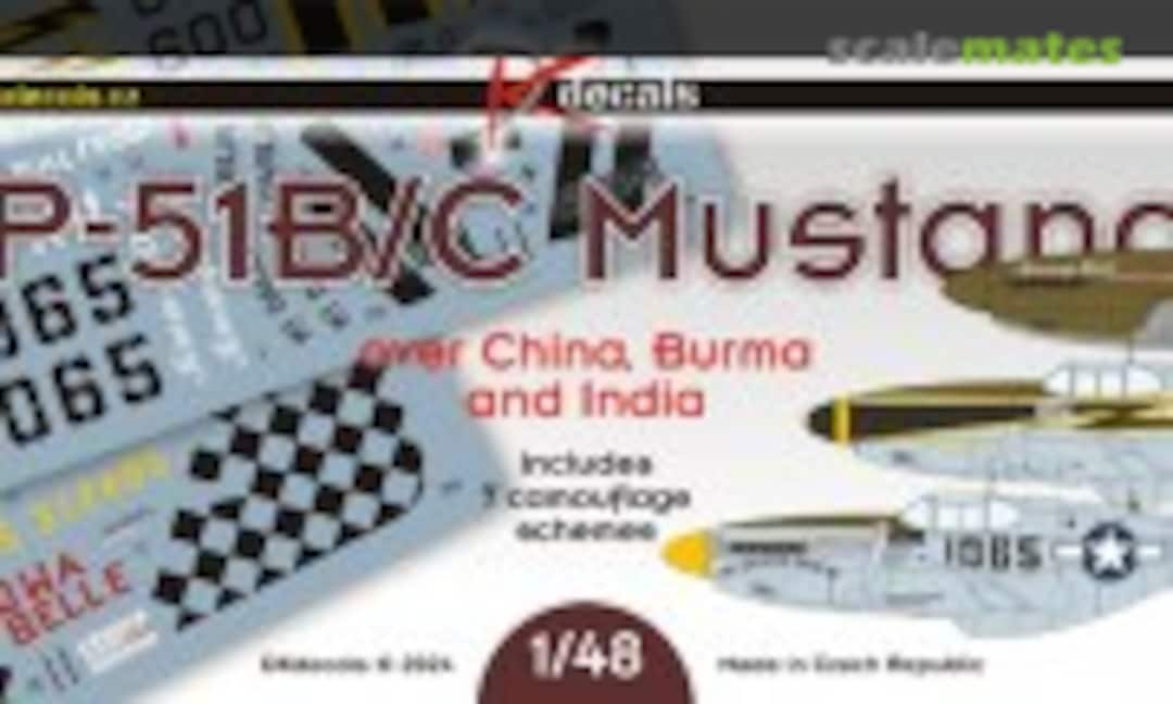 1:48 North-American P-51B/C Mustang over China, Burma and India (DK Decals 48068) 48068