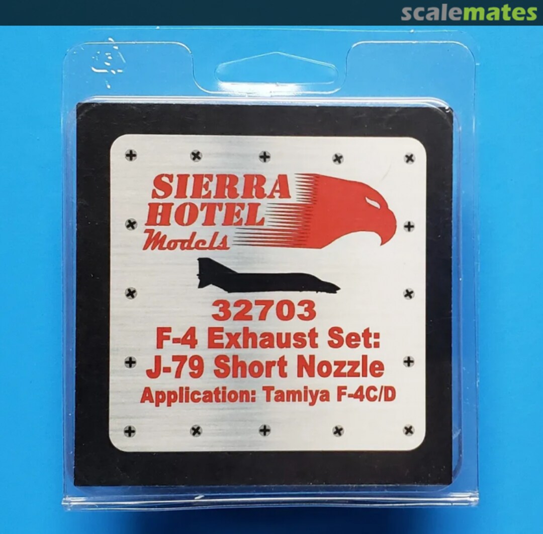 Boxart F-4 J79 Exhaust, Short Nozzle w/ Corrected Vents: Tamiya 32703 Sierra Hotel Models Boxart F-4 J79 Exhaust, Short Nozzle w/ Corrected Vents: Tamiya 32703 Sierra Hotel Models
