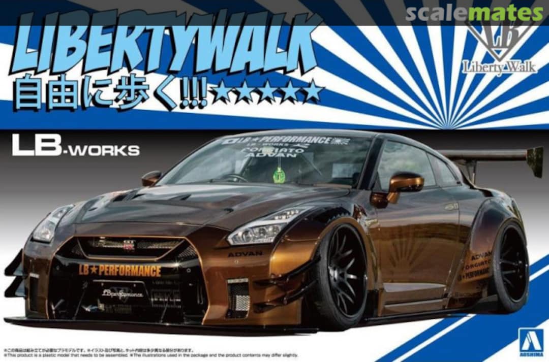 Boxart LB Works R35 GT-R Type 2 Ver.1 202432 Aoshima Boxart LB Works R35 GT-R Type 2 Ver.1 202432 Aoshima