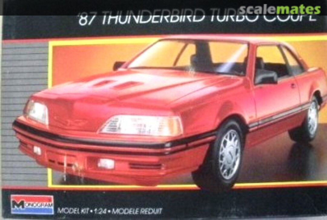 Boxart '87 Thunderbird Turbo Coupe 2735 Monogram Boxart '87 Thunderbird Turbo Coupe 2735 Monogram