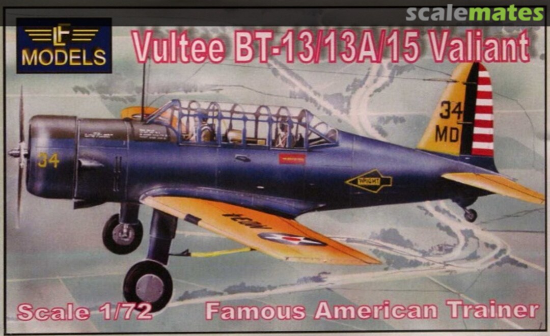 Boxart Vultee BT-13/13A/15 Valiant 7239 LF Models Boxart Vultee BT-13/13A/15 Valiant 7239 LF Models